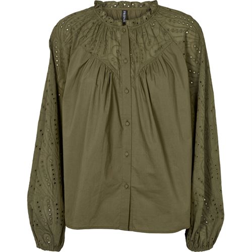 PREPAIR BLUSE, SANDRA BLOUSE, GREEN